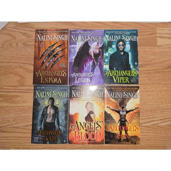 Nalini Singh Guild Hunters Lot of 13 Archangel - Picture 6 of 6